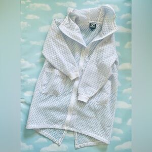 Ivy Park White Mesh Hooded Jacket